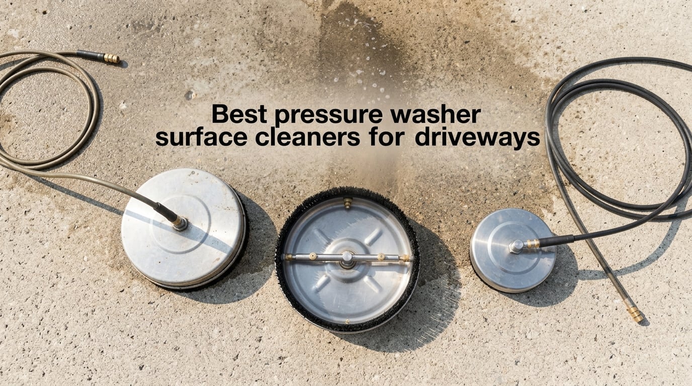 Best pressure washer surface cleaners for driveways