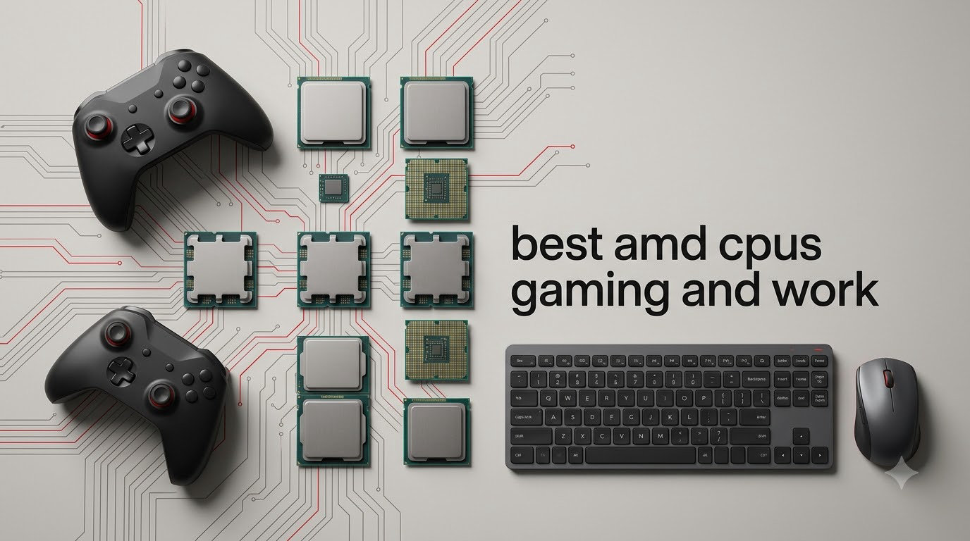 best amd cpus gaming and work