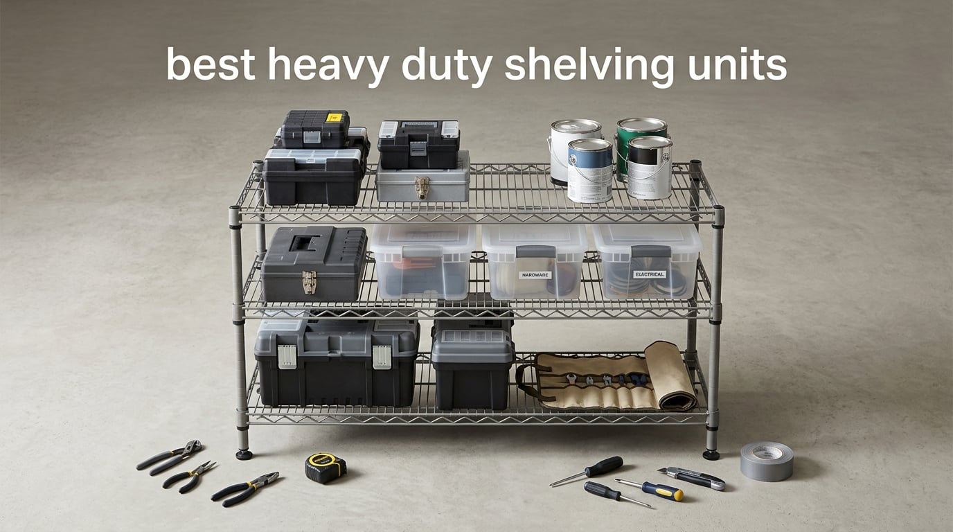 best heavy duty shelving units