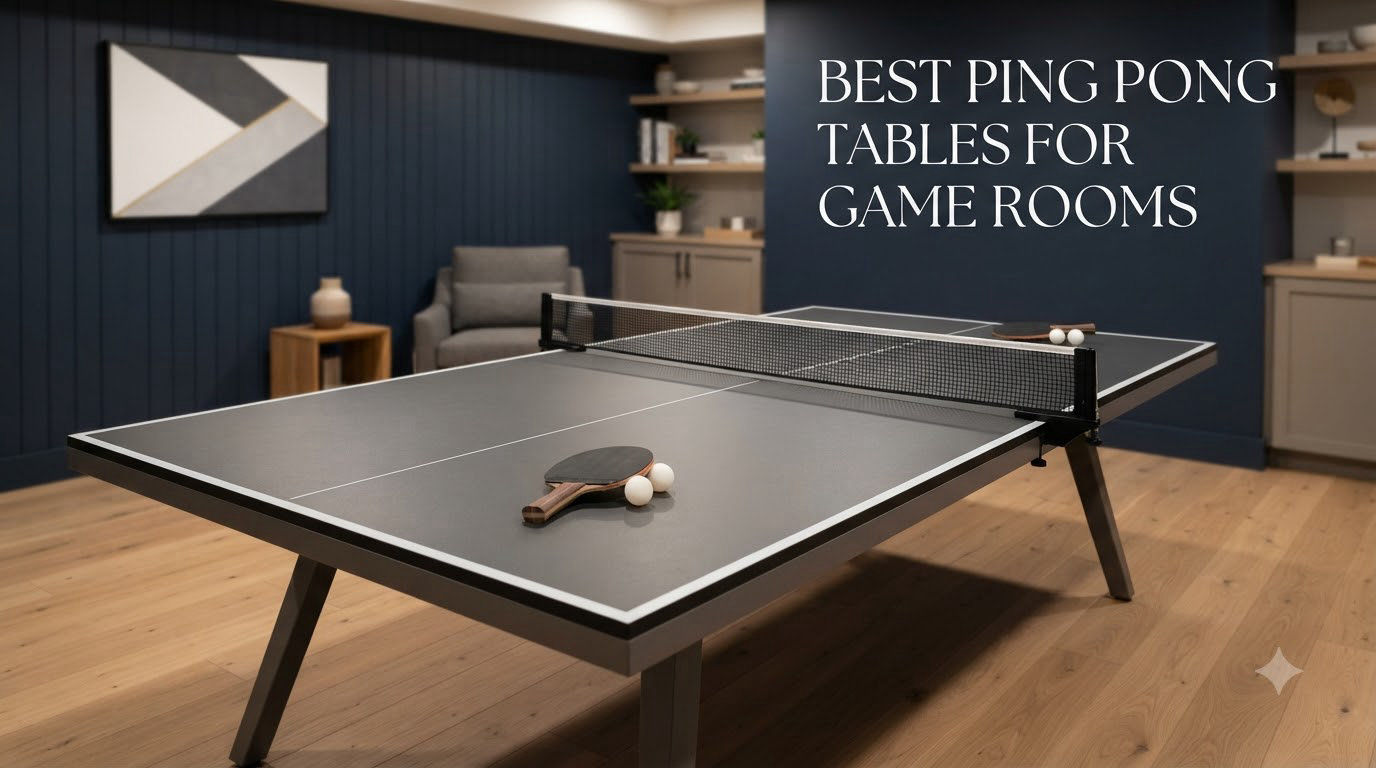 best ping pong tables for game rooms