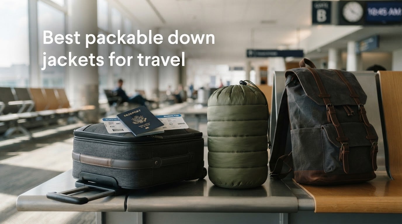 Best packable down jackets for travel