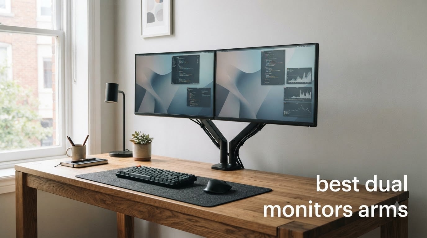 best dual monitors arms