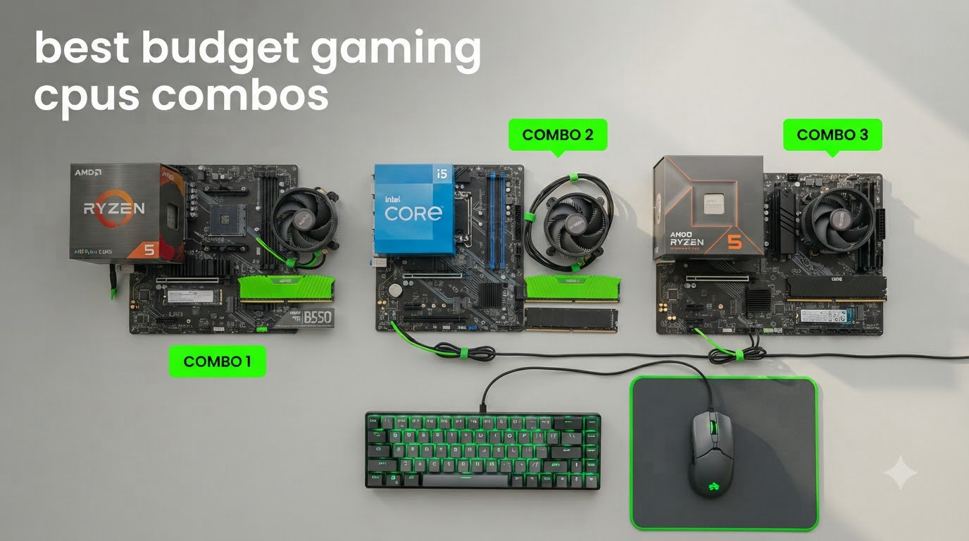 best budget gaming cpus combos