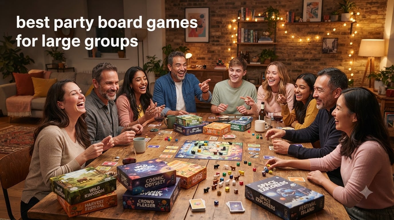 best party board games for large groups