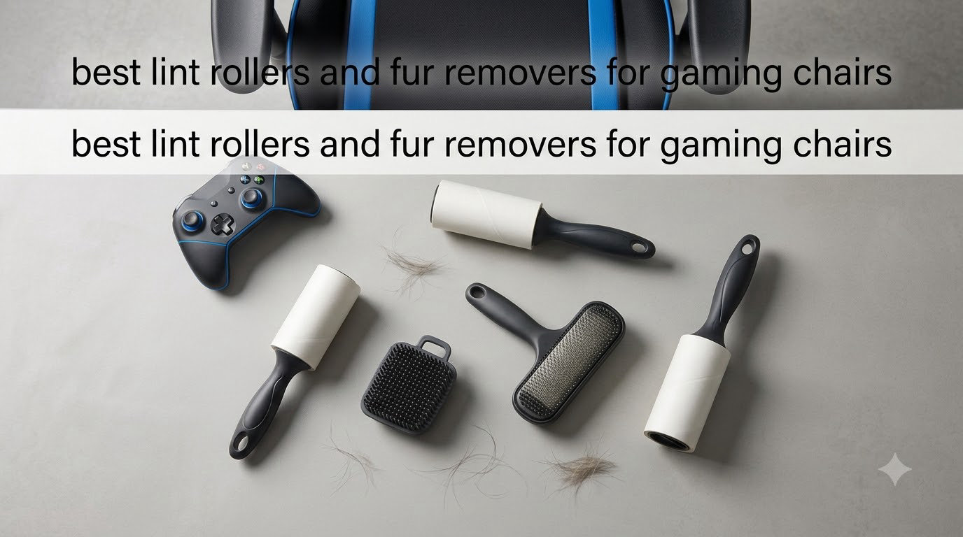 best lint rollers and fur removers for gaming chairs
