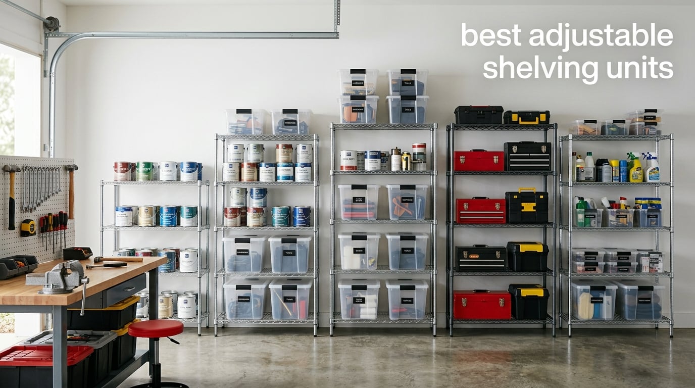 best adjustable shelving units