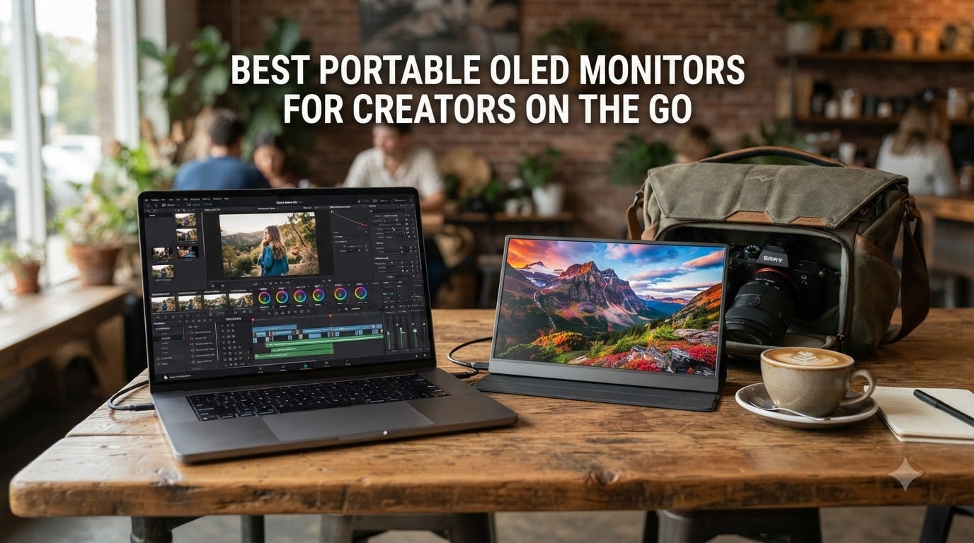 best portable oled monitors for creators on the go