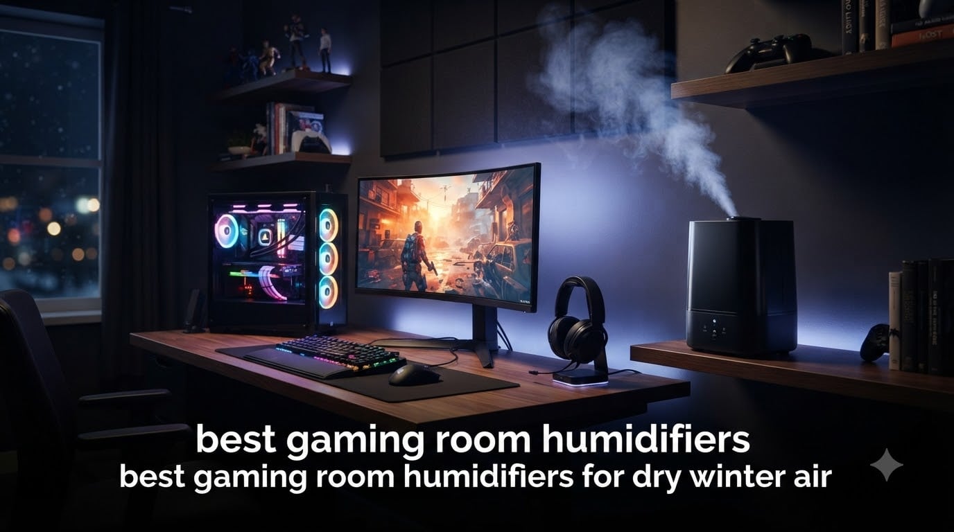 best gaming room humidifiers for dry winter air