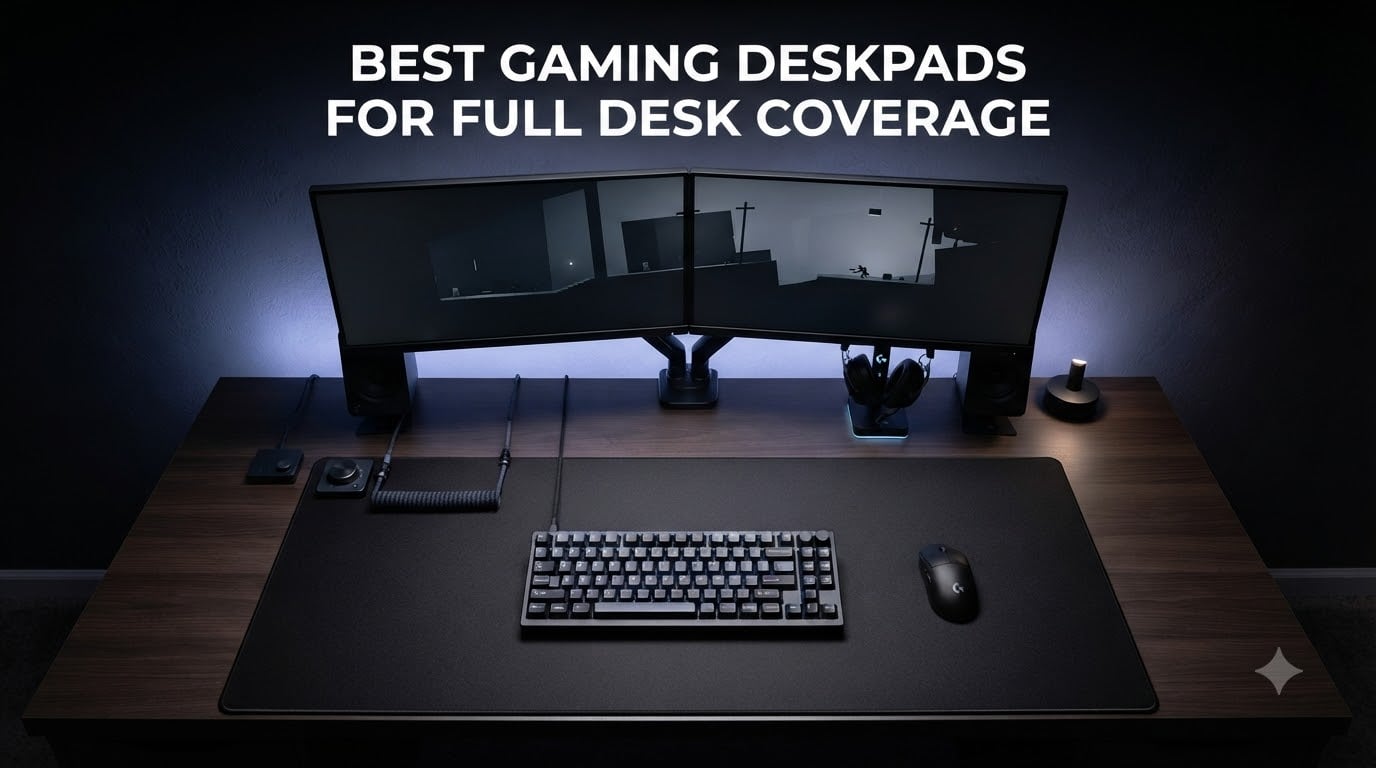 best gaming deskpads for full desk coverage