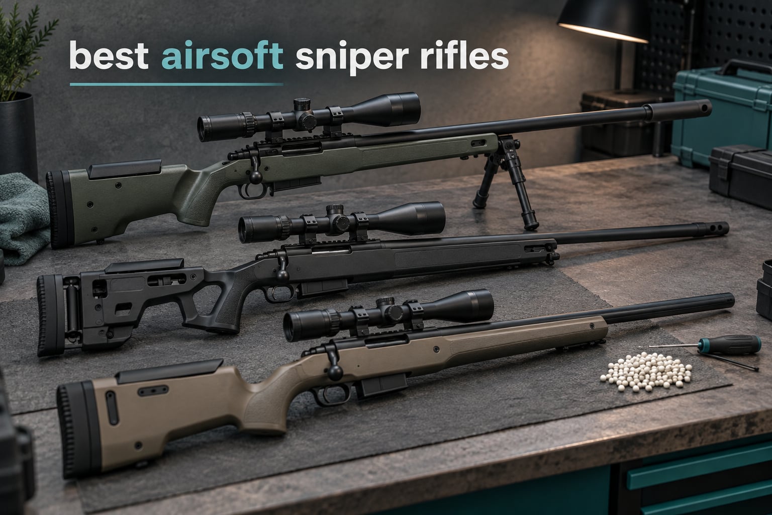 best airsoft sniper rifles