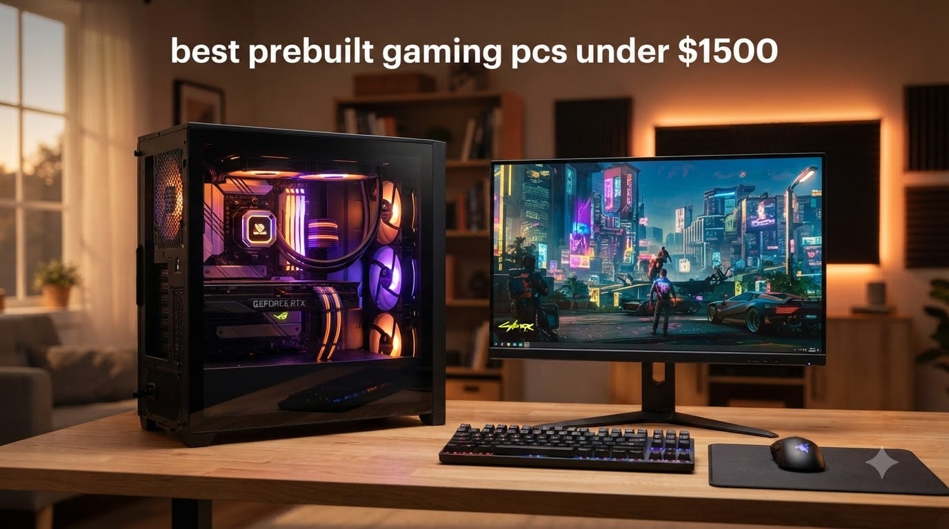 best prebuilt gaming pcs under $1500