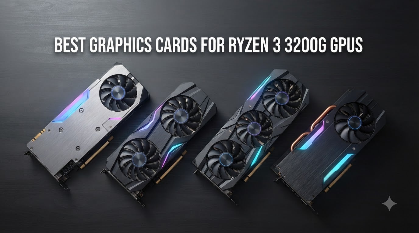 best graphics cards for ryzen 3 3200g gpus