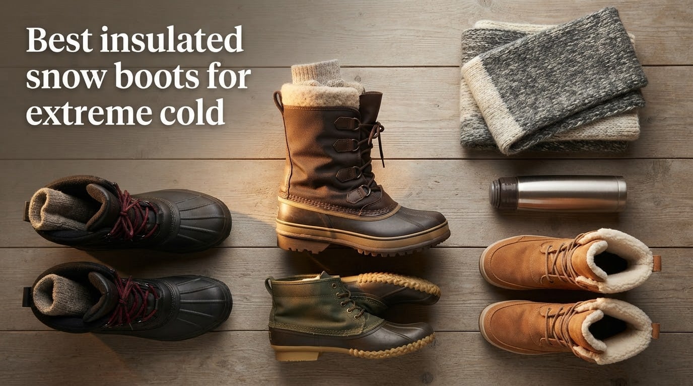 Best insulated snow boots for extreme cold