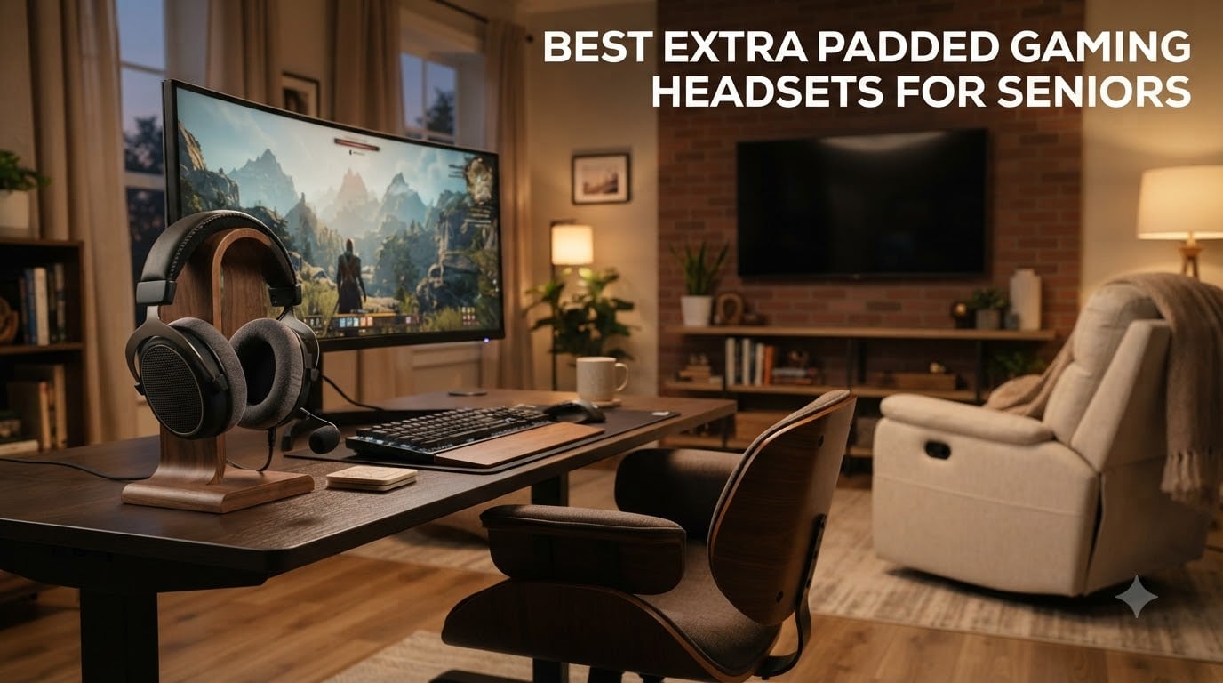 best extra padded gaming headsets for seniors