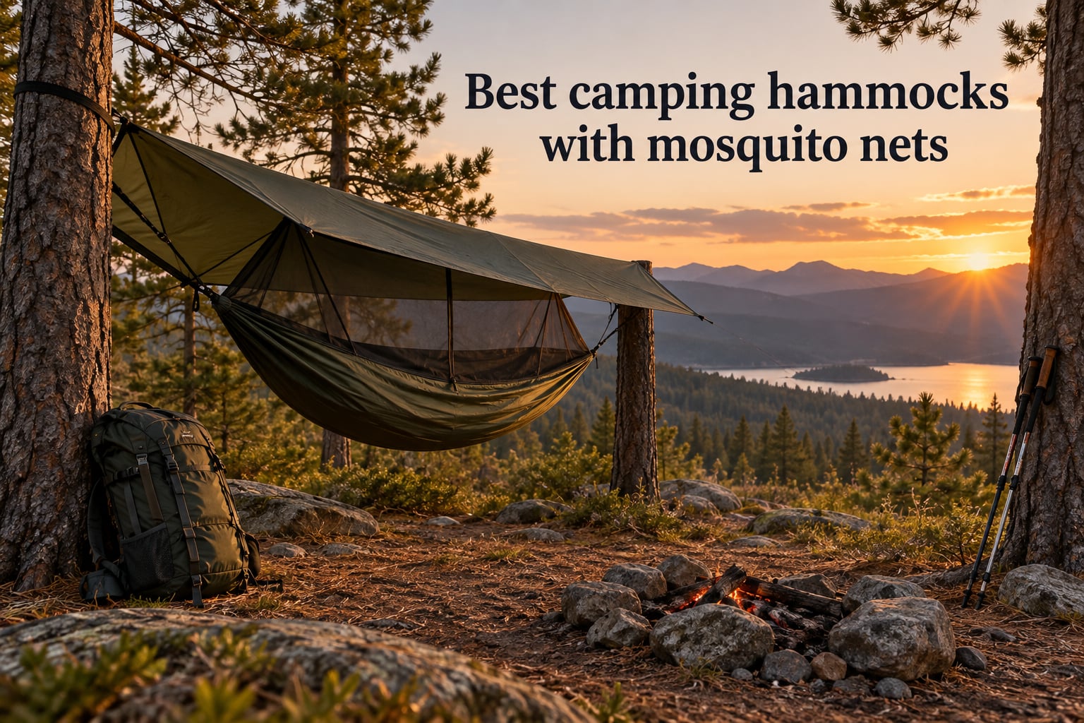 Best camping hammocks with mosquito nets