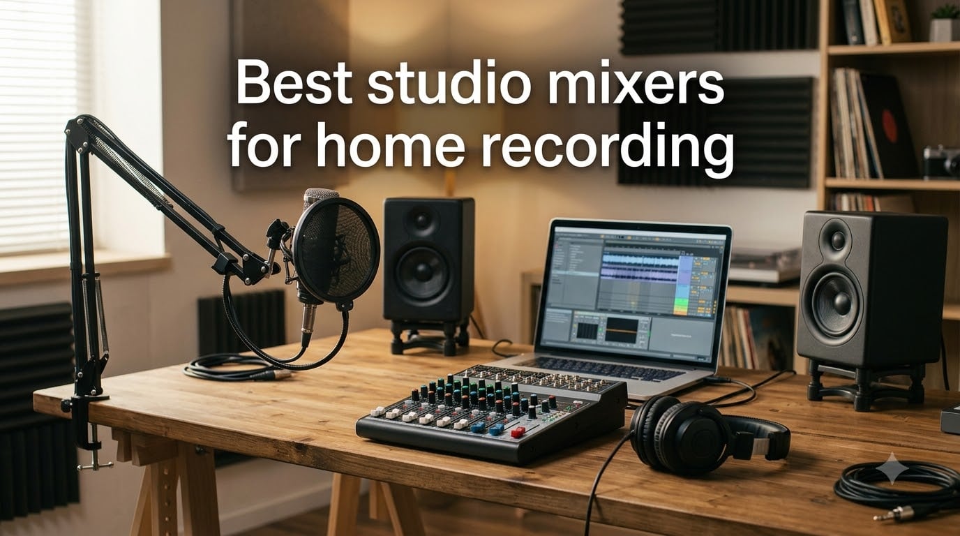 Best studio mixers for home recording