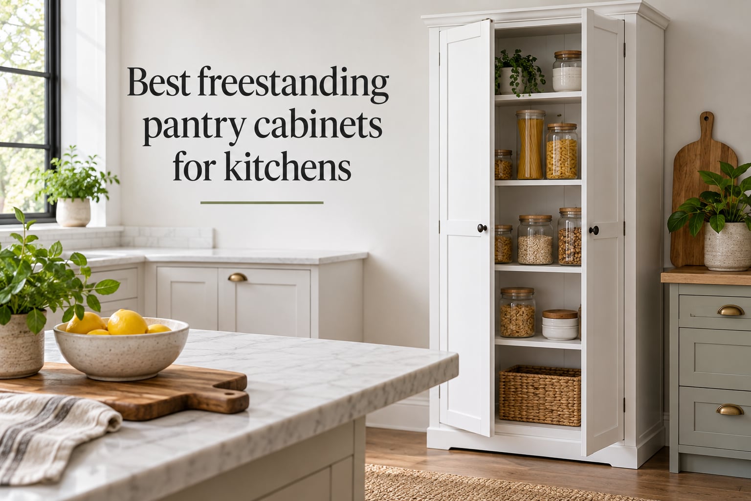 Best freestanding pantry cabinets for kitchens