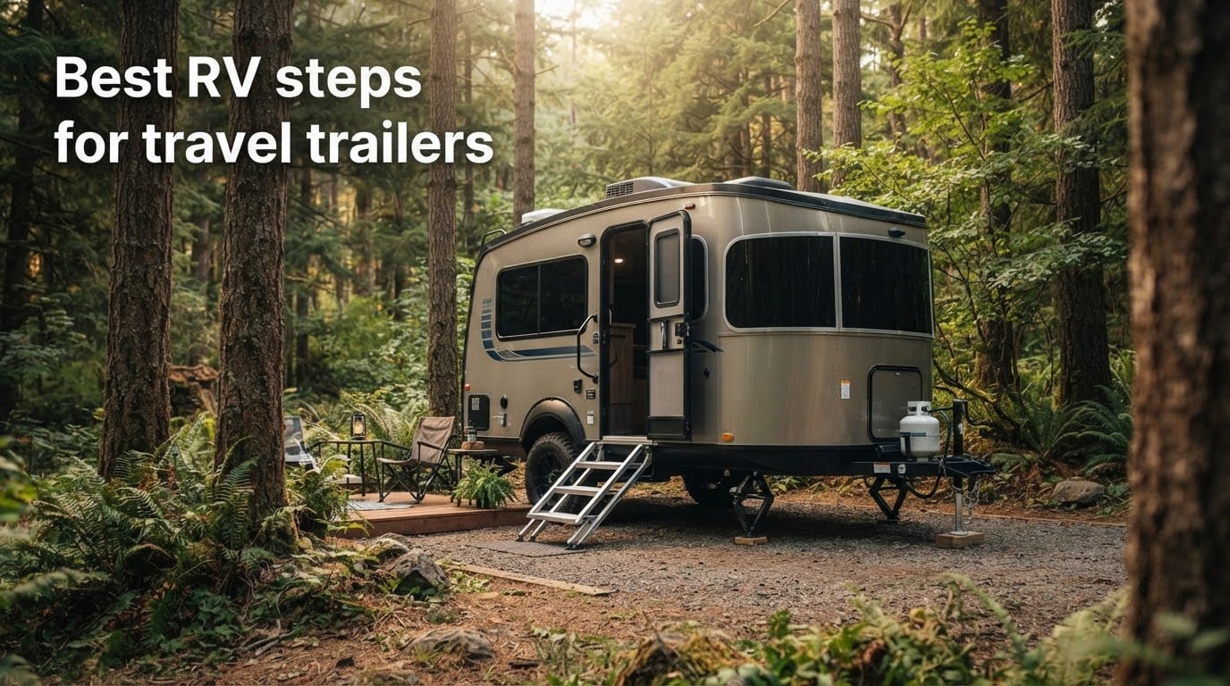 Best RV steps for travel trailers