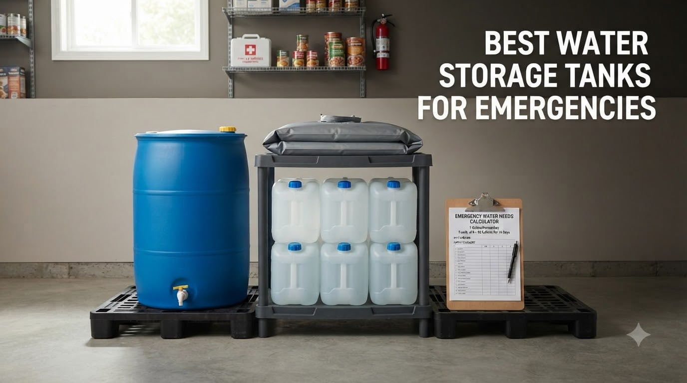 Best water storage tanks for emergencies