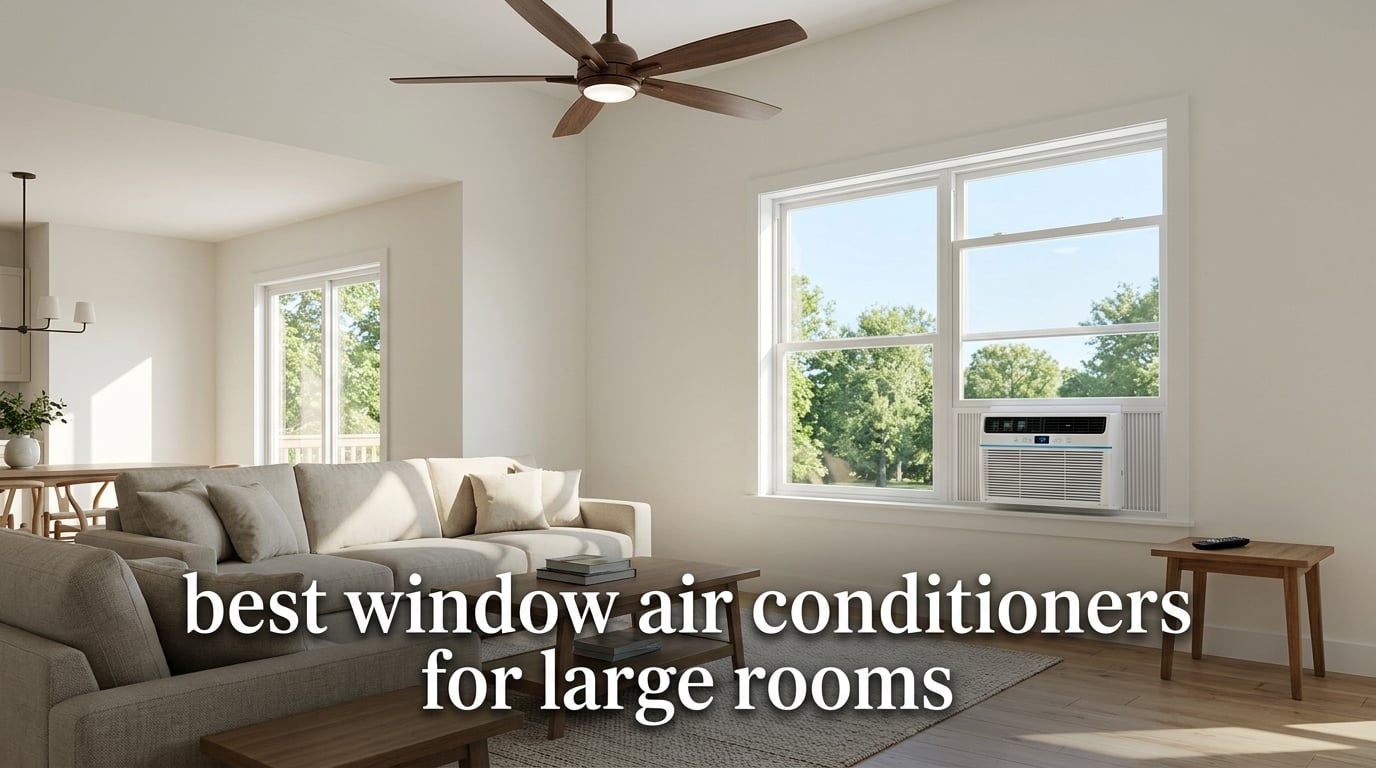 best window air conditioners for large rooms