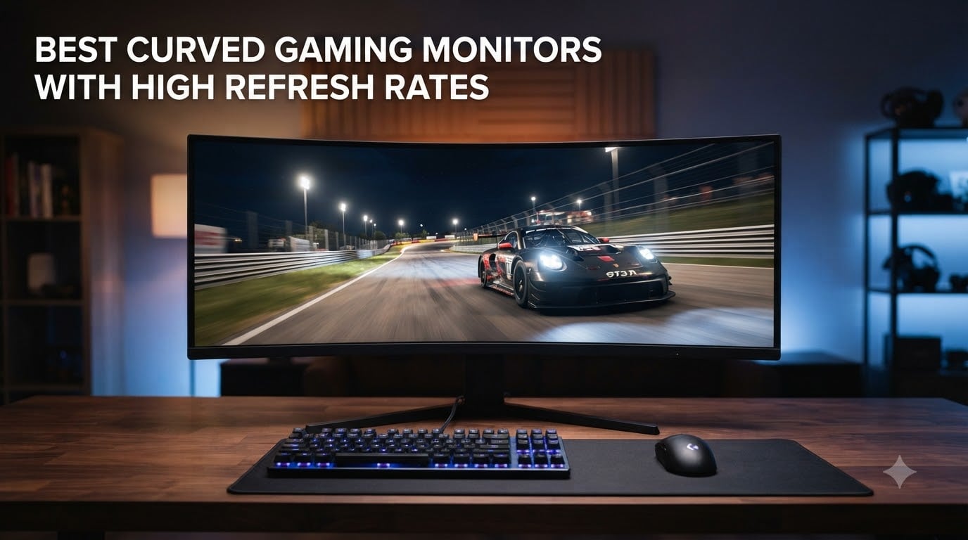 best curved gaming monitors with high refresh rates