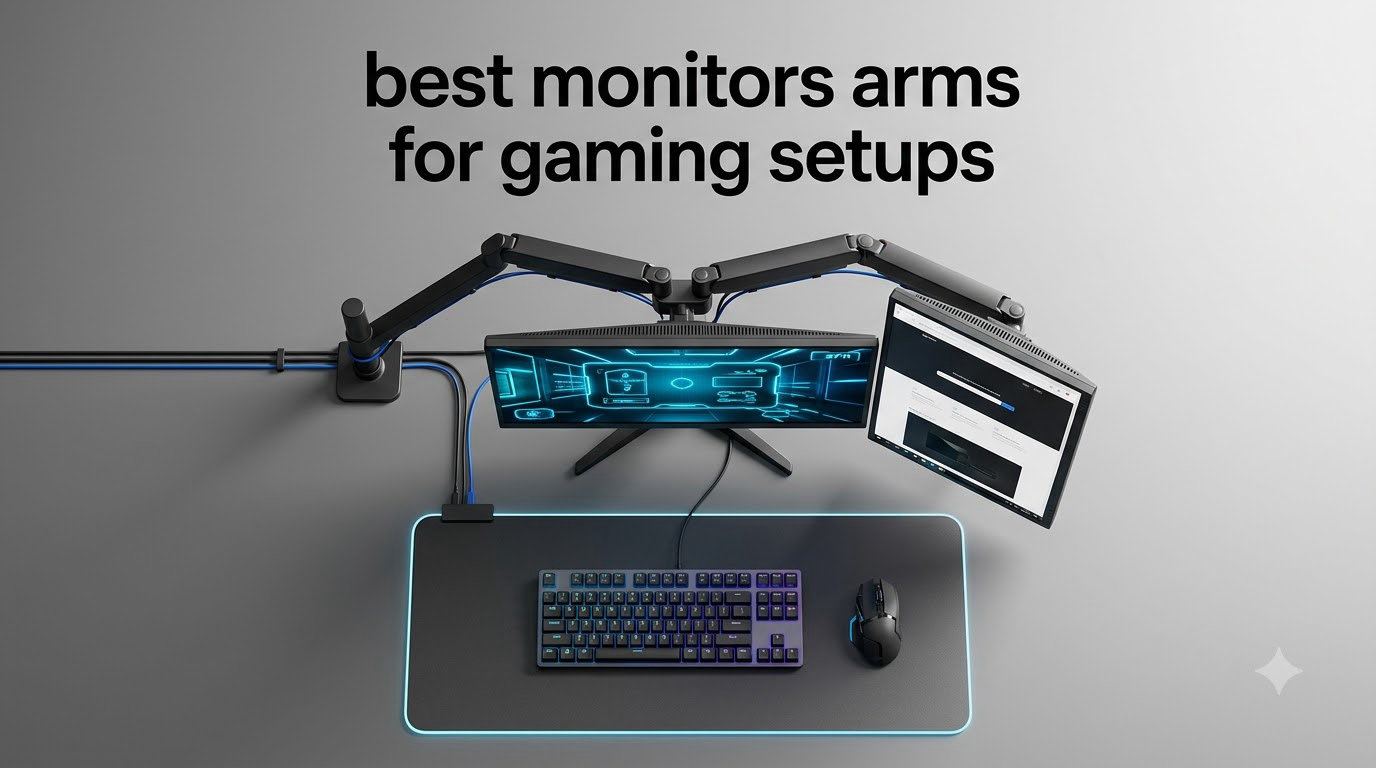 best monitors arms for gaming setups