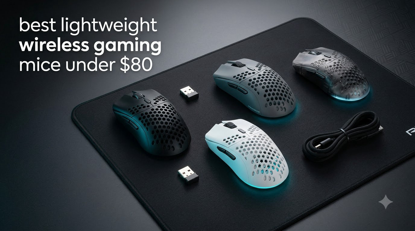best lightweight wireless gaming mice under $80