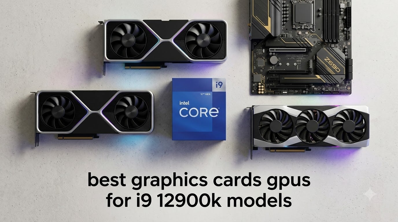 best graphics cards gpus for i9 12900k models