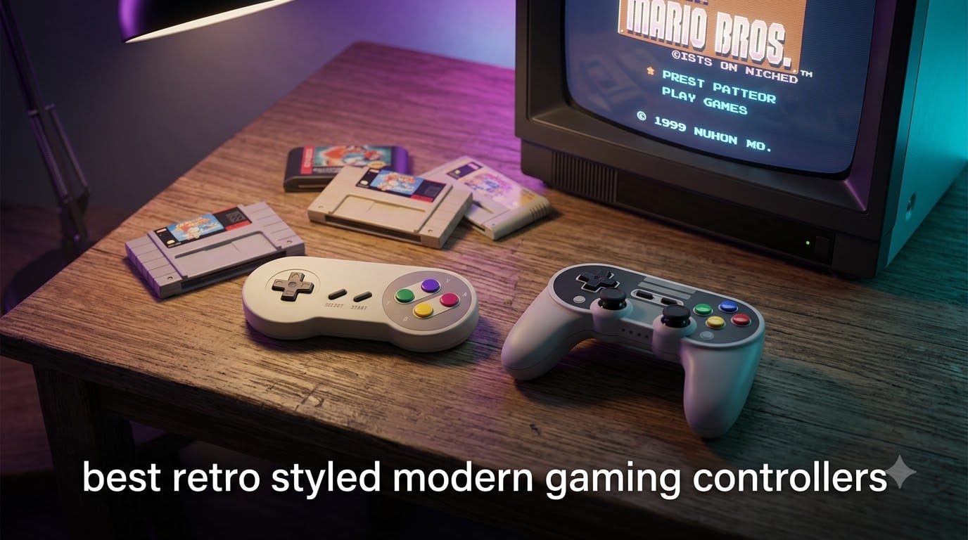 best retro styled modern gaming controllers