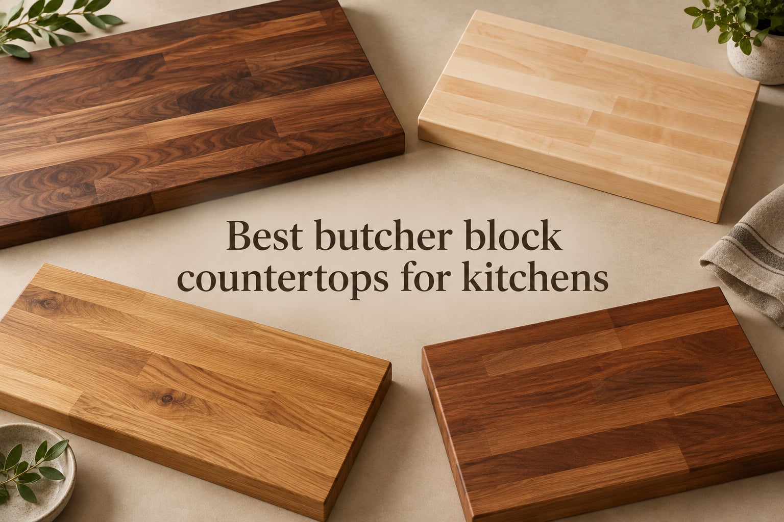 Best butcher block countertops for kitchens
