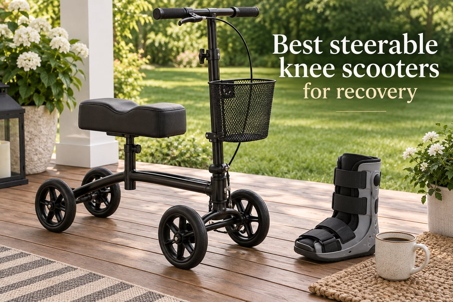 Best steerable knee scooters for recovery