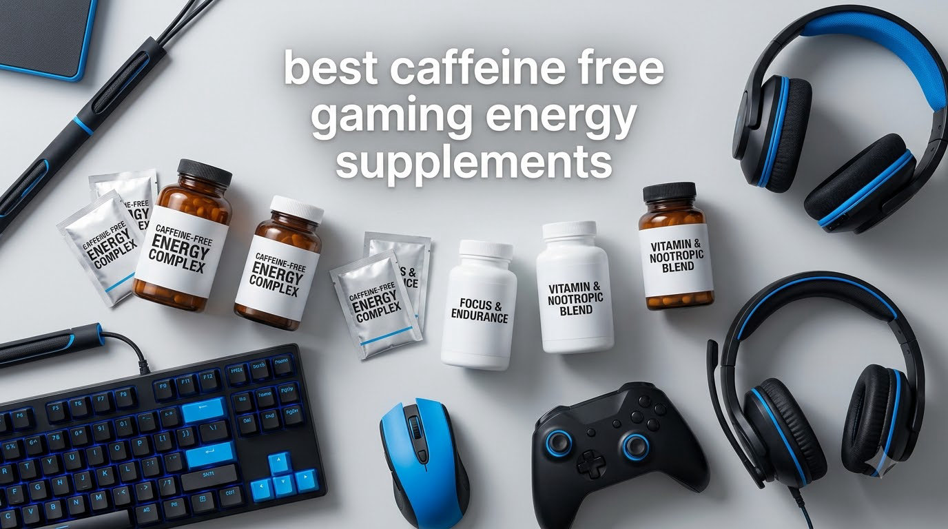 best caffeine free gaming energy supplements