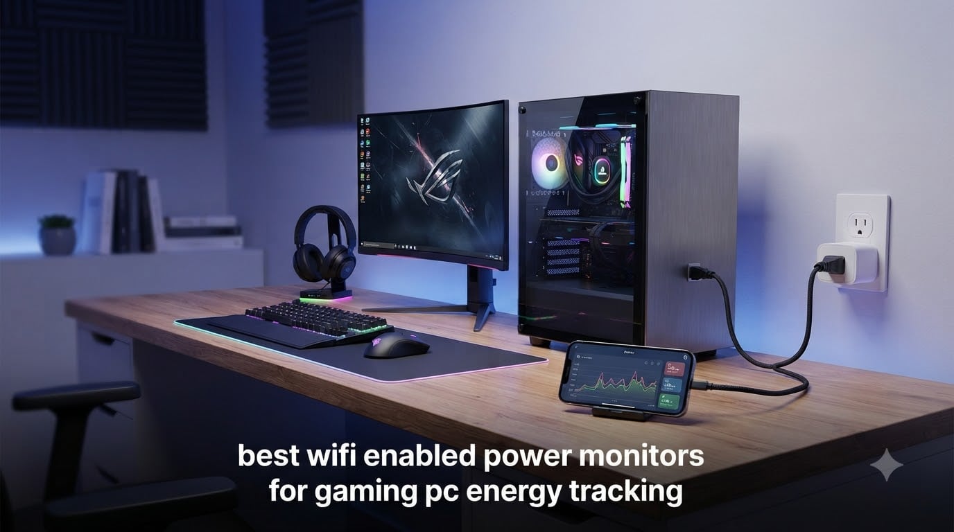 best wifi enabled power monitors for gaming pc energy tracking
