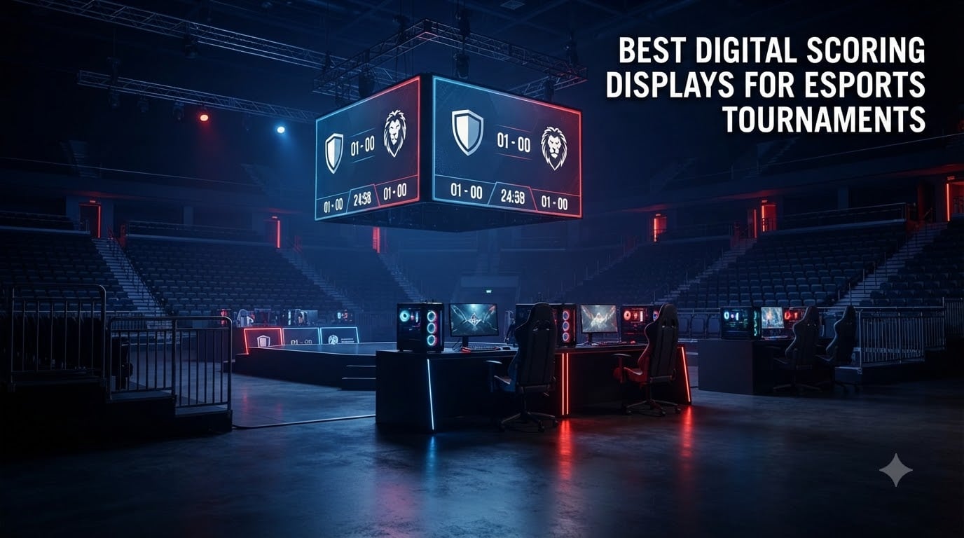 best digital scoring displays for esports tournaments