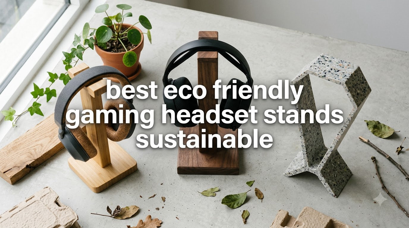 best eco friendly gaming headset stands sustainable