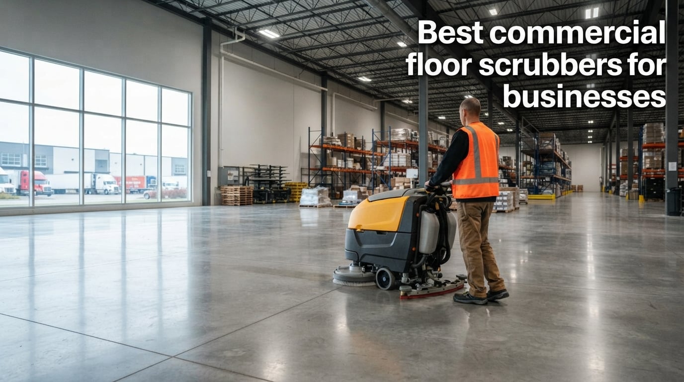 Best commercial floor scrubbers for businesses