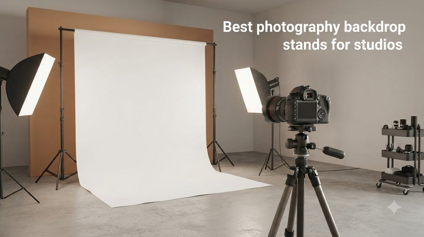 Best photography backdrop stands for studios
