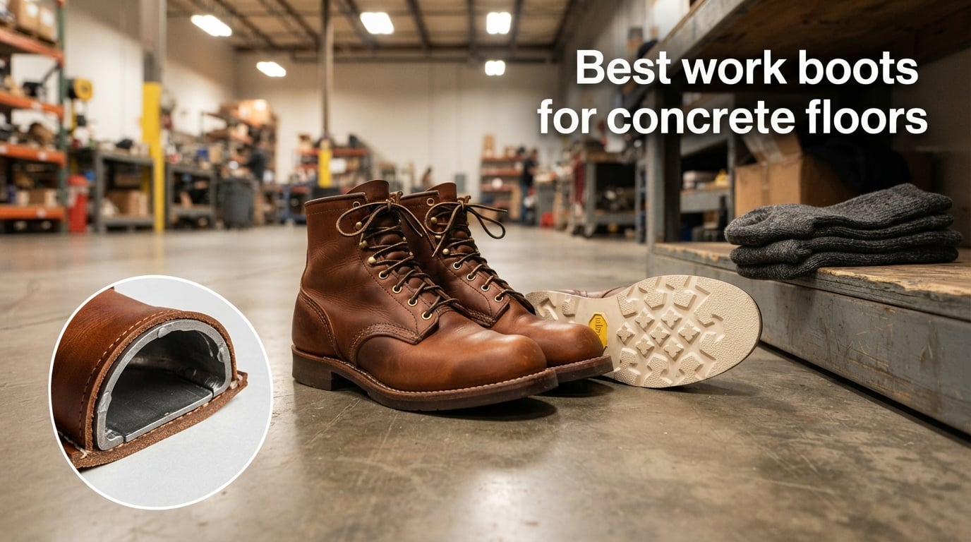 Best work boots for concrete floors