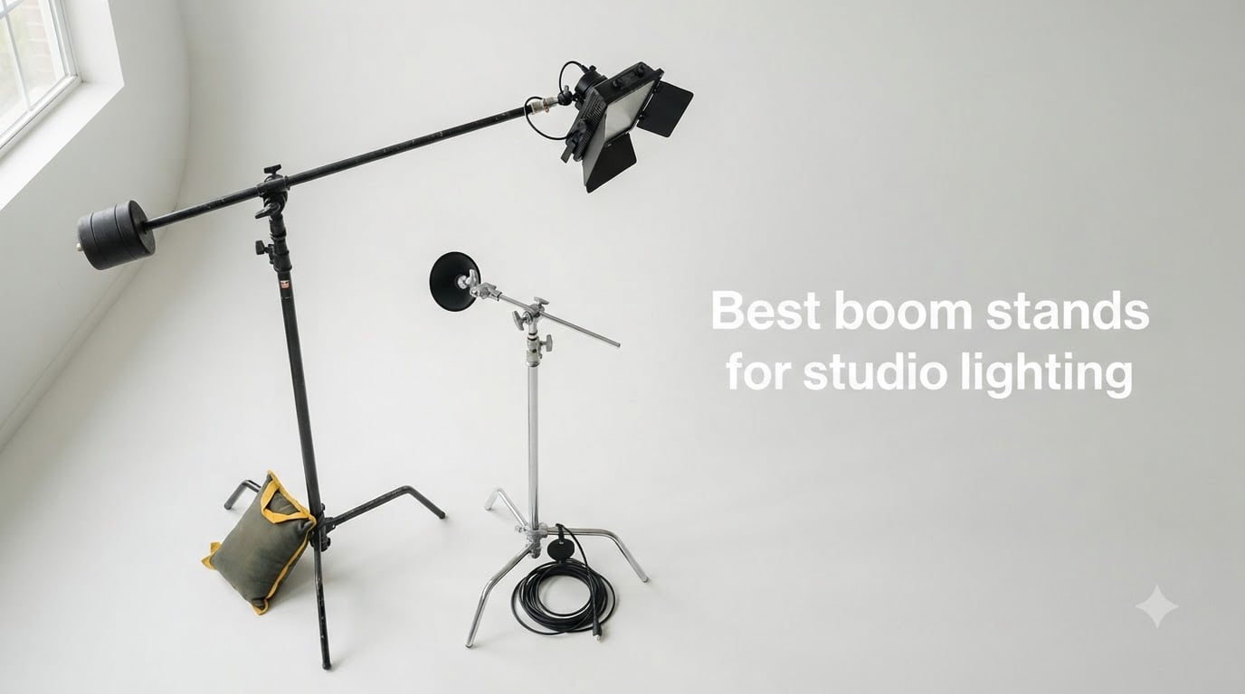 Best boom stands for studio lighting