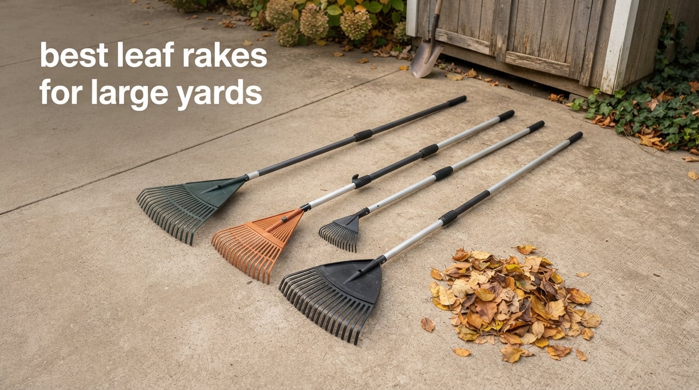 best leaf rakes for large yards