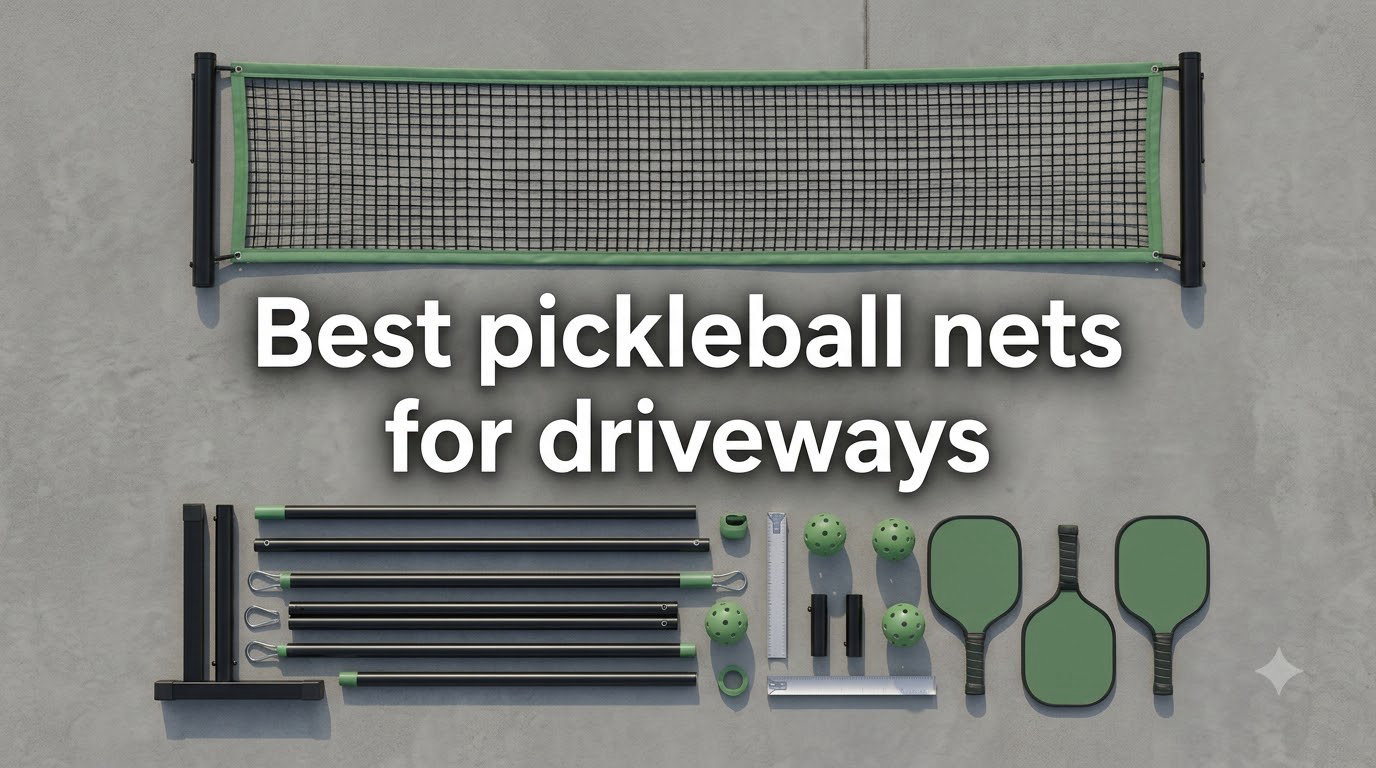 Best pickleball nets for driveways