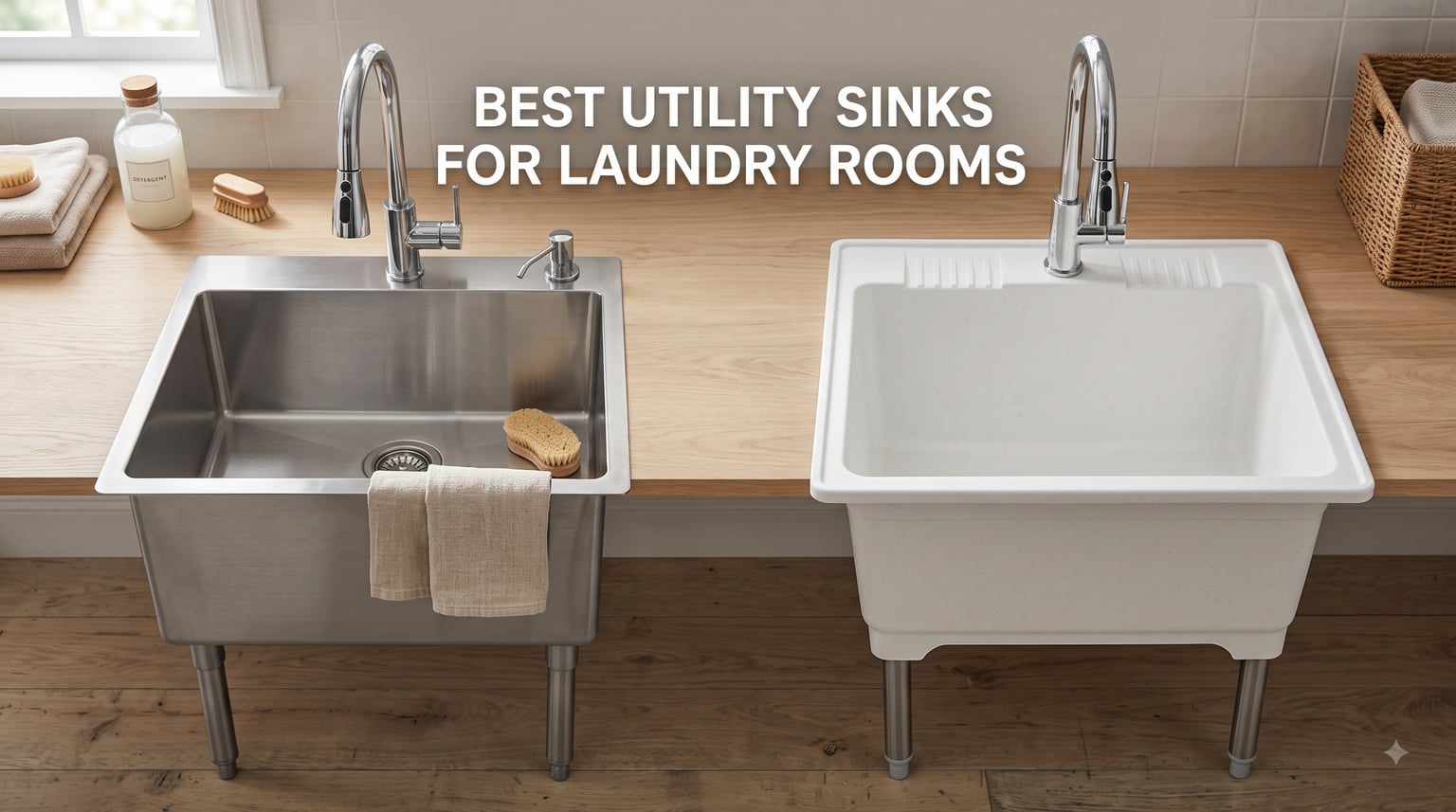 Best utility sinks for laundry rooms
