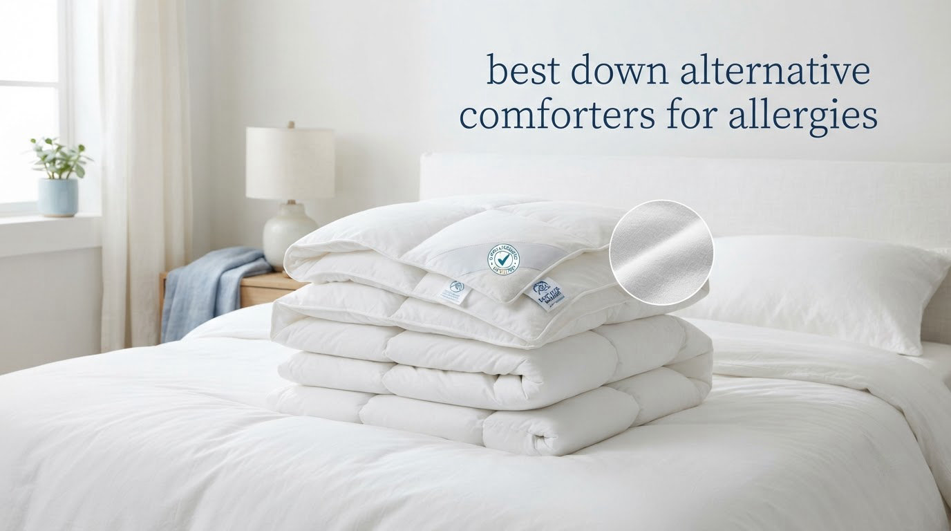 best down alternative comforters for allergies