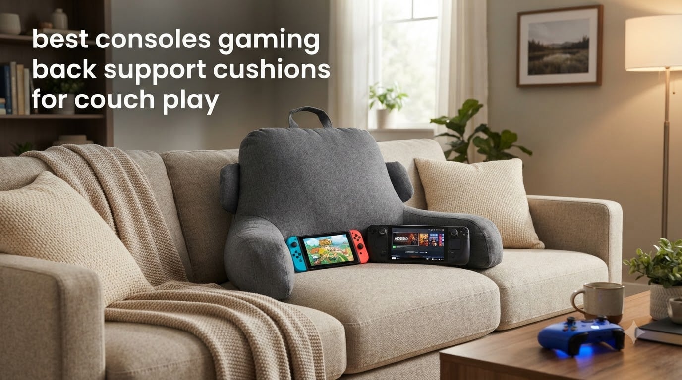 best consoles gaming back support cushions for couch play