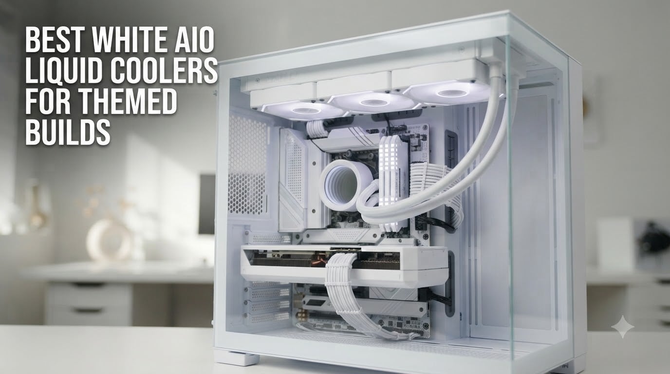 best white aio liquid coolers for themed builds