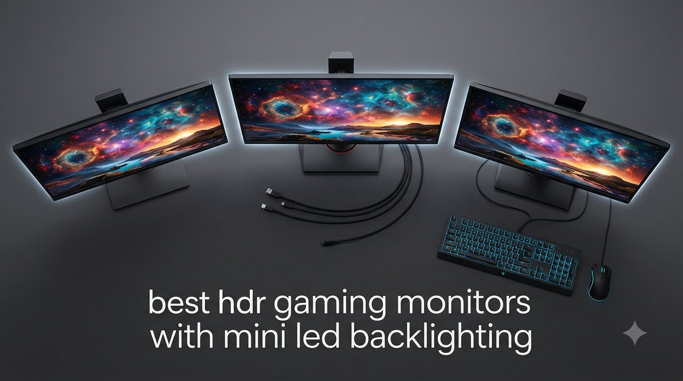 best hdr gaming monitors with mini led backlighting