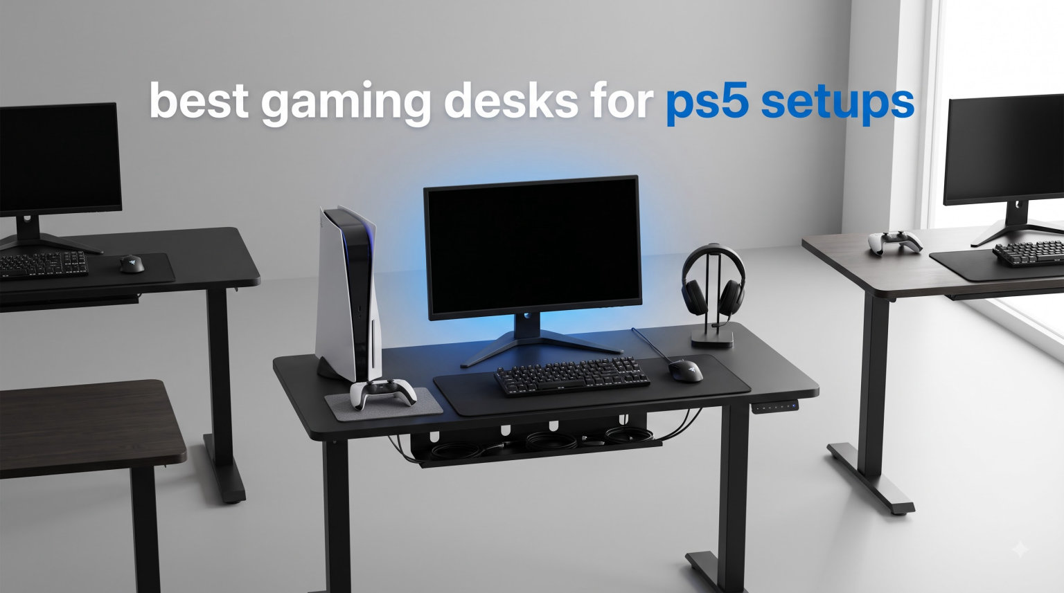 best gaming desks for ps5 setups