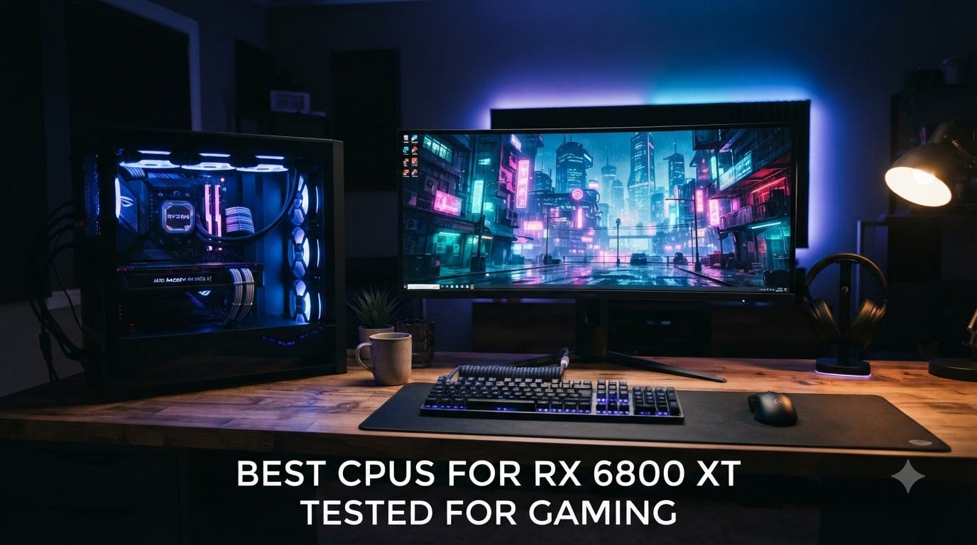best cpus for rx 6800 xt tested for gaming