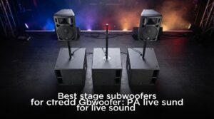 Best stage subwoofers for live sound