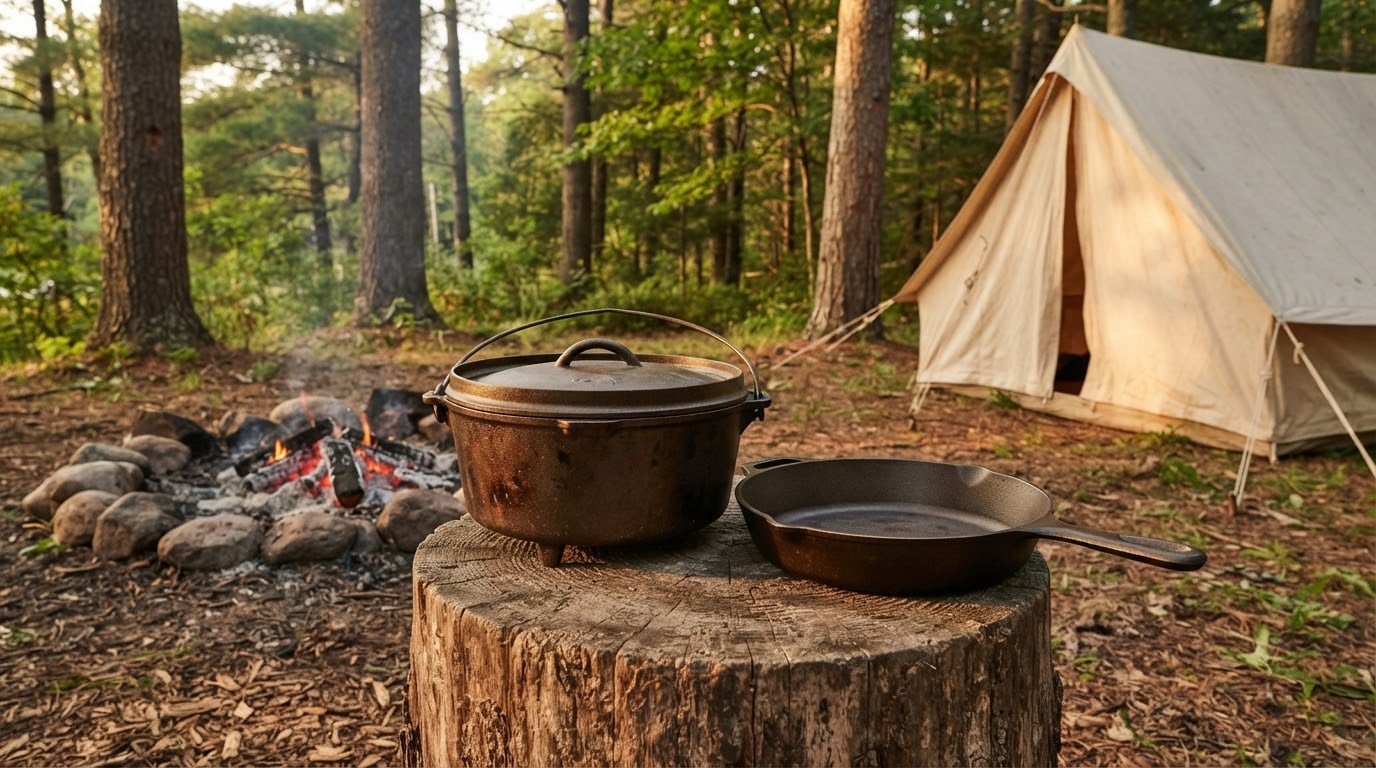 best cast iron cookware sets for camping